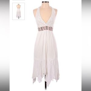 En Creme White Dress in Small